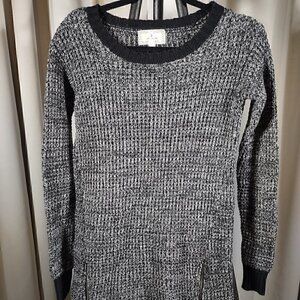 Anthropologie Ruby Moon Side Zip Tunic Sweater Size Small